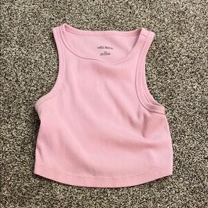 Wild Fable Pink Cropped Sleeveless Tank